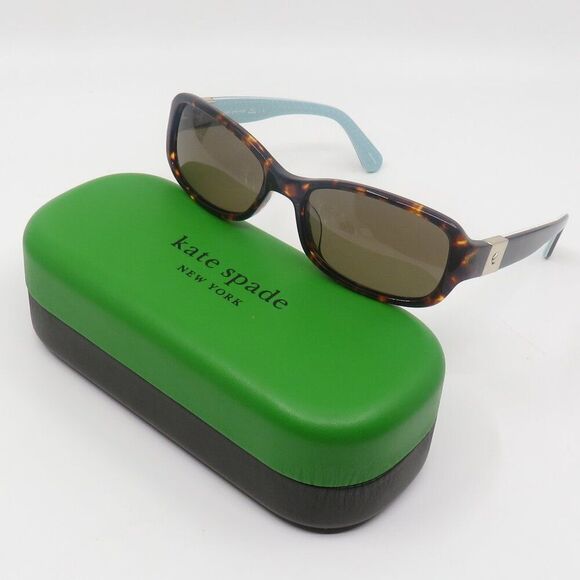 Kate Spade New Polarized Paxton/S 2NL Brown Tortoise/Brown Sunglasses - Picture 1 of 8
